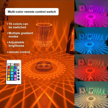 LAMPARA DE CRISTAL LED