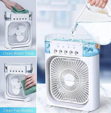 Mini ventilador enfriador humidificador