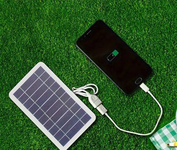 Panel Solar USB Portátil para Exteriores