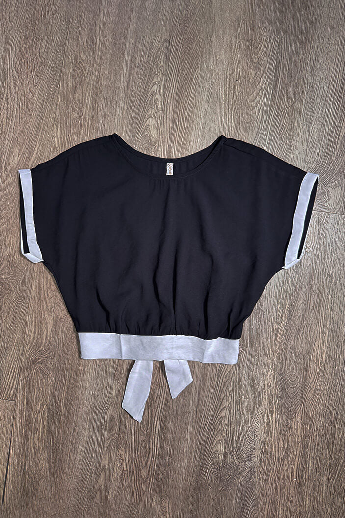 Blusa Manga Corta DF01647 para mujer dyaboo negro 03