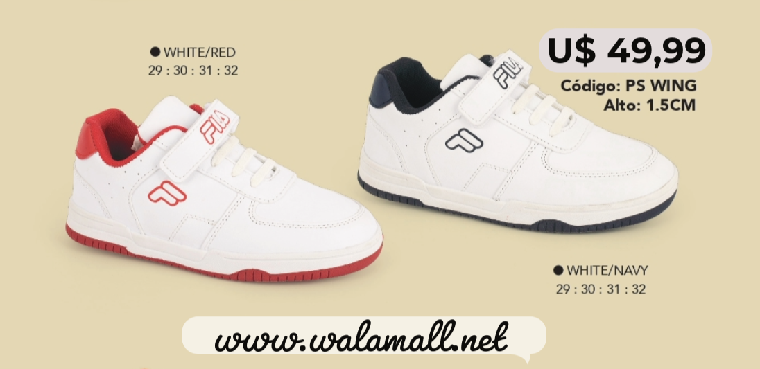 TENIS FILA NINO PS WING