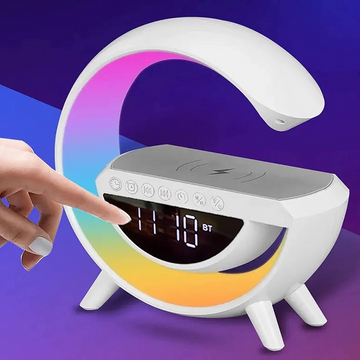 LAMPARA PARLANTE G CON RELOJ