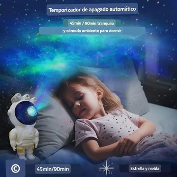 Proyector Astronauta LED de estrellas
