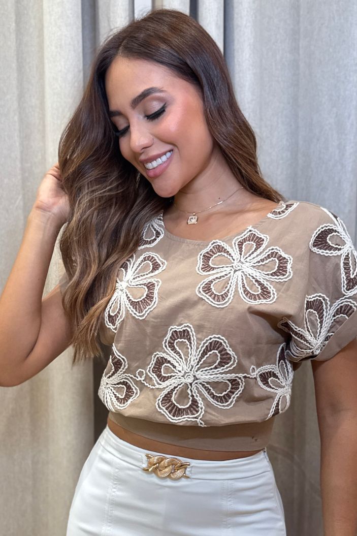 Blusa Corta Manga Corta DF01969