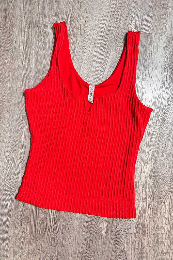 Blusa basica Sisa manga corta para mujer dyaboo DF02252 rojo 10
