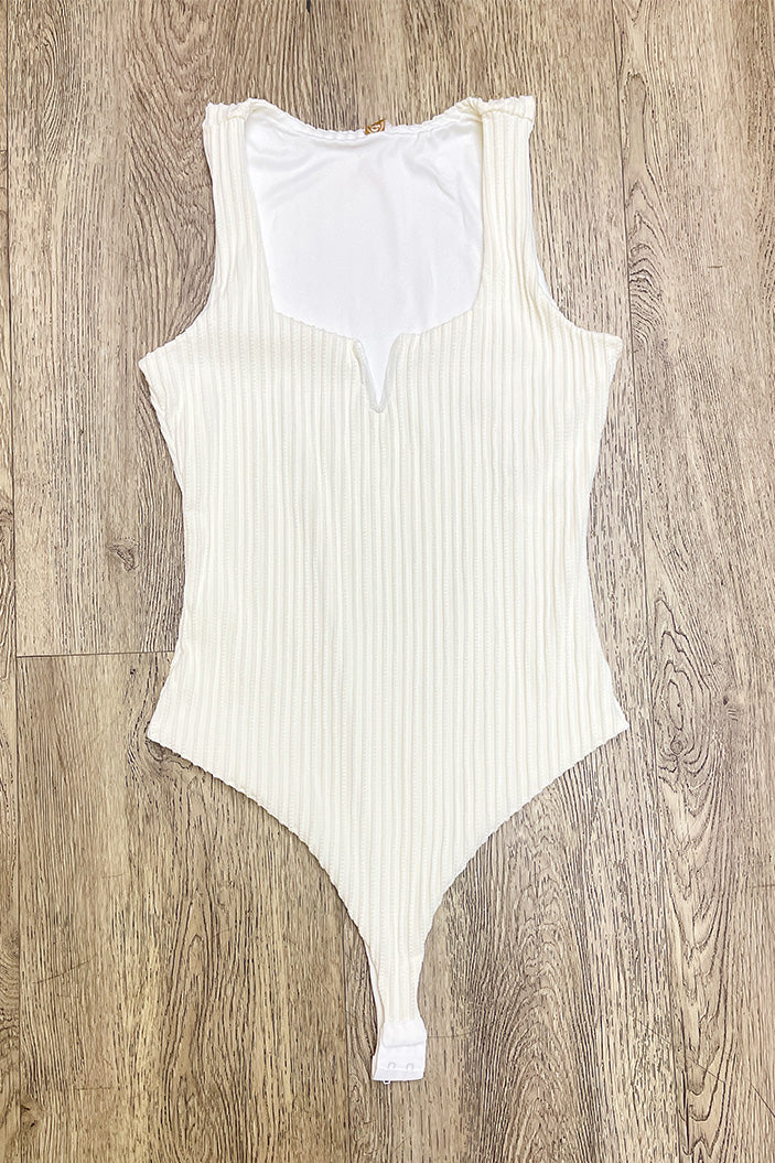 Body DF05031 manga sisa para mujer elaborada en spandex dyaboo crudo