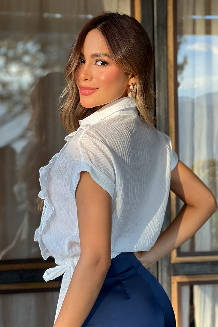 Camisera DF21313 para mujer dyaboo- crudo/blanco