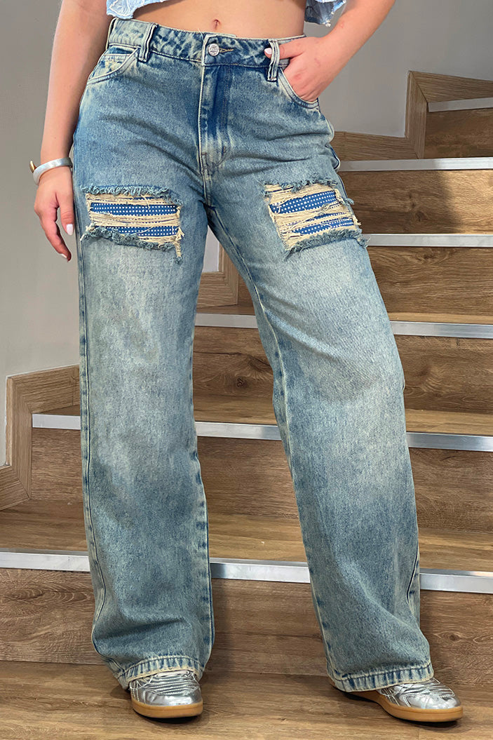 Jean Palazzo SF22012 Para mujer dyaboo