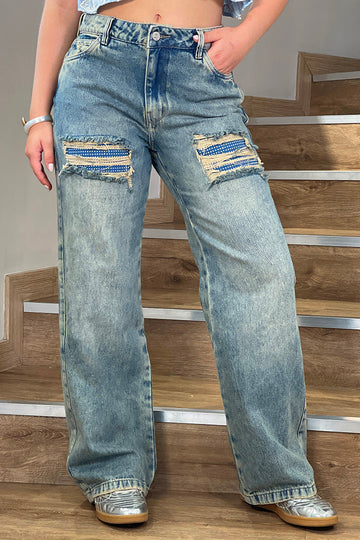 Jean Palazzo SF22012 Para mujer dyaboo