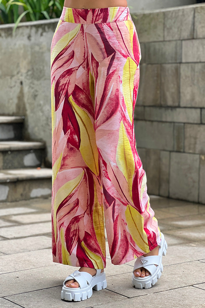 Pantalón DF06148 para mujer dyaboo  coral