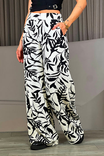 Pantalón bota recta DF06121  para mujer dyaboo negro