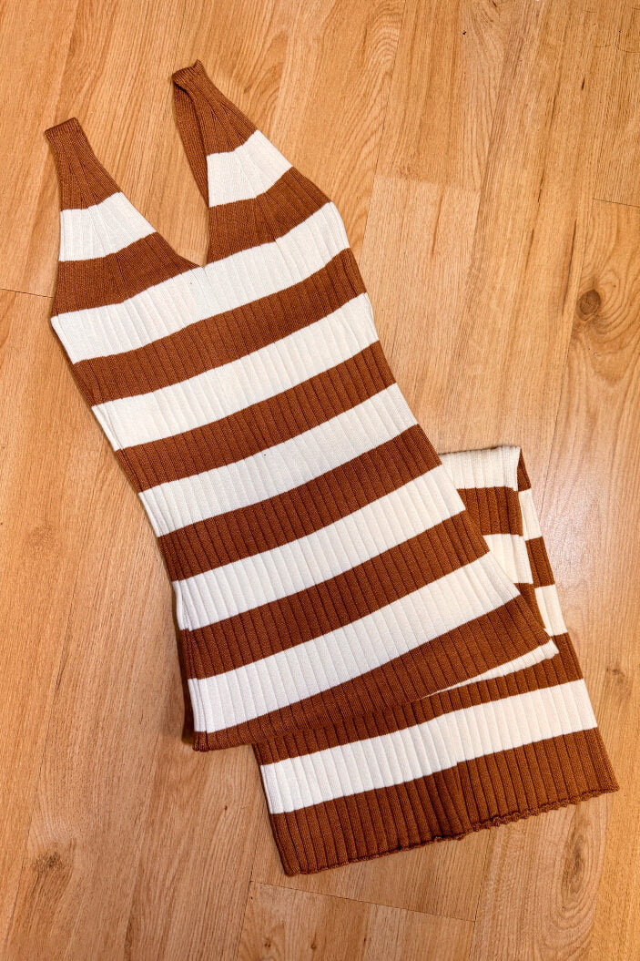 Vestido largo Tejido para mujer 7404 dyaboo cafe