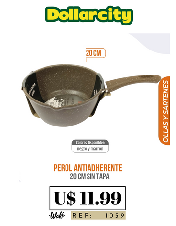 1059 - Perol Antiadherente Sin Tapa 20cm