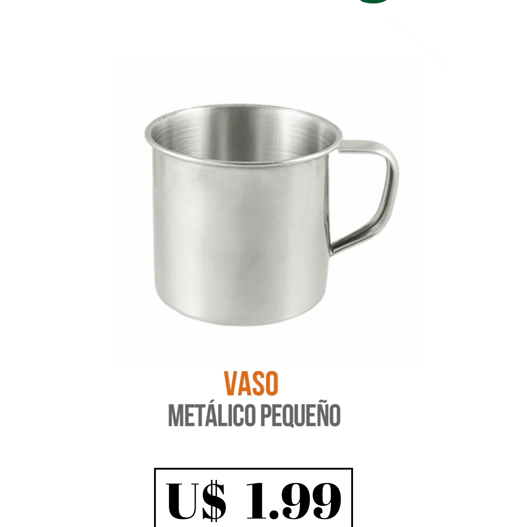 567 - Vaso Metalico Pequeño