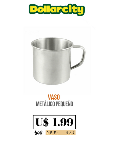 567 - Vaso Metalico Pequeño